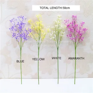 Factory Wholesale Bridal Bouquet Beautiful Artificial Single Stem Gypsophila Flower For Wedding Decoration thumbnail-5