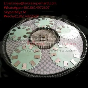 Vitrified Bond Double Disc Grinding Wheel for Hydraulic Pneumatic Components Miya@moresuperhard.com thumbnail-4