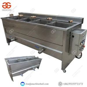 Peanuts , Green Beans 48kw French Fries Frying Machine thumbnail-2