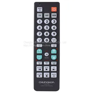 UR130 Universal IR TV Remote Control With Learning Key for DVB,Set Top Box,IPTV, Support OEM ODM thumbnail-1