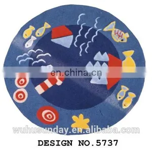 Kids Home Designs Bedroom Decorating Cartoon Design Shaggy Carpet thumbnail-4