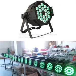 Aluminum Alloy High Power Led Par64 RGBWA+UV 6in1 Wedding Lighting Cheap Led Stage Light thumbnail-1