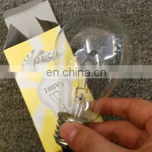 High Quality E27 B22 A55 A60 100W 60W Frosted and Clear Incandescent Bulb thumbnail-3
