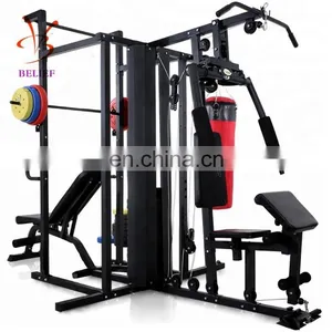 Factory Direct Heavy Duty Multifunctional Power Cage Squat Rack thumbnail-1