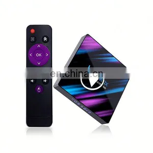 Wholesale RK3318 H96 MAX 4gb Ram tv Box Android 10 Quad Core Support 4k tv Box 64GB ROM Smart tv Box thumbnail-1