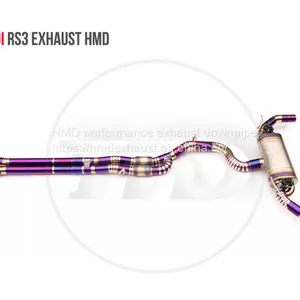 Titanium Alloy Exhaust Pipe Manifold Downpipe is Suitable for Audi RS3 Auto Replacement Modification Electronic Valve Whatsapp008613189999301 thumbnail-3