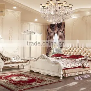French Upholstered Bed King Size Bedroom Sets thumbnail-1