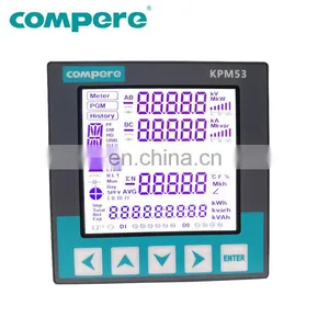 3 Phase KPM53ER Rated Current 5A LCD Display 4 Quadrant Energy Rs485 Port Modbus Rtu Smart Power Meter thumbnail-2