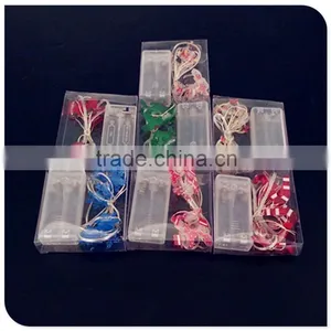 Battery Operated Copper Wire With Snowman Mini Led Christmas Lights thumbnail-5