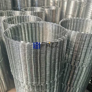 Very Bright Hot Dipped Galvanized Concertina Razor Barbed Wire BTO-22 Diameter 450mm×180loops thumbnail-4