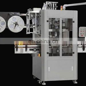Full Automatic Cap Neck Heat PVC Label PET Plastic Drink Water Bottle Shrink Sleeve Labeling Machine thumbnail-5
