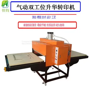 Semi-automatic Large Area Constant Pressure Sublimation Hot Press 120*100 Pneumatic Cloth Sublimation Hot Press 100*120 thumbnail-2