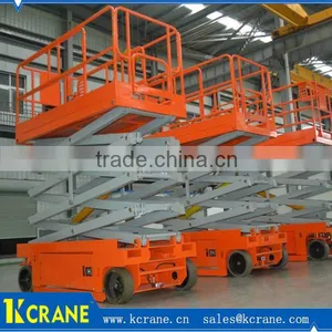 Mobile Scissor Lift Platform 10m, 4 Wheels Lift Platform thumbnail-1