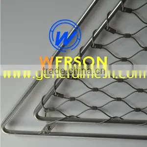 Stainless Steel Webnet Trellis for Balustrade, Green Walls | Generalmesh thumbnail-1