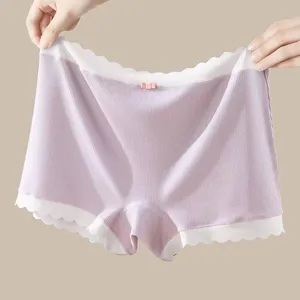 Factory Sale Boyshort Underwear for Women Women's Comfortable Lace Stretch Hipster Underwear thumbnail-3