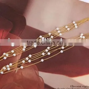 Fashion Pearl Chain Jewelry Necklace thumbnail-1