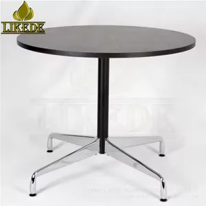 Morden Design Metal Base Banquet Table With Melamine Top for Dining Bedroom Workshop or Hospital Use thumbnail-3