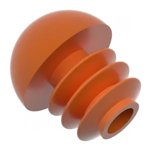 Plastic Tube Steel Security Half Round Fence Post Caps thumbnail-2