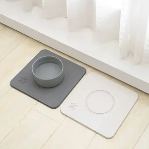 Stone Pet Food Feeding Mat Water Absorbing Diatomite Mats for Pets thumbnail-1