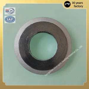 High Pressure Flange Pipe Sealing Gasket SS304/SS317 Metal Inner and Outer Ring Spiral Wound Gasket thumbnail-3