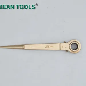 Non-Sparking Construction Ratchet Wrench Size14 mm Aluminum Bronze,Non Sparking Double Side Ratchet Wrench thumbnail-2