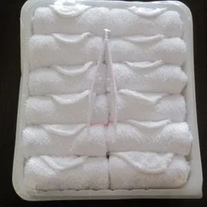 Disposable 100% Cotton Airline Hot Towels (20pcs Tray Pack) thumbnail-1