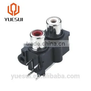 2 Holes ISO RCA TV Jack Connector thumbnail-1