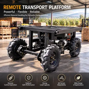 Remote Control Transport Platform Heavy Duty Agricultural Field Utility Vehicle thumbnail-1
