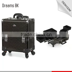 Guangzhou Factory Cheap Price Trolley Makeup Case With Trays thumbnail-1