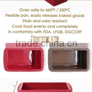 Eco-friendly Silicone Cake Moulds Heat Resistance Silicone Bread Baking Mold thumbnail-1