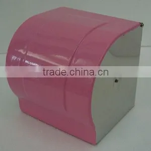 Stainless Steel Toilet Paper Holder Tissue Holder K-8-pink Lacquer Cover thumbnail-1
