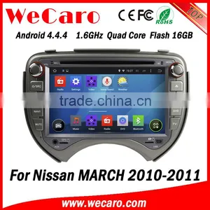 Wecaro WC-NM7043 Android 4.4.4 Stereo in Dash for Nissan March Car Dvd Player With Gps Radio Gps Playstore thumbnail-1