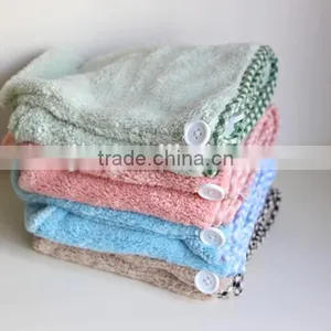 Coral Fleece Shower Cap thumbnail-2