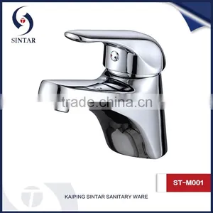 Bathroom Hardware Brass Single Handle Basin Faucet thumbnail-3