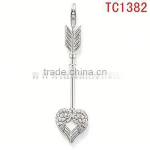 TC1382 Eternal Love Cupids Arrow Design Romantic Fashionable Trendy Pendant&charm thumbnail-1