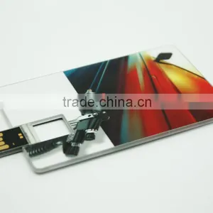 Super Thin Credit Card Shape Usb Flash Drives With Own Logo thumbnail-1
