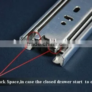 3 Fold 45mm Ball Bearing Drawer Slide thumbnail-2
