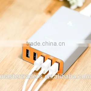 Original HOCO Universal Intelligent Balance ABS PC Material Quick Travel Charger Adapter With 5 USB MT-3587 thumbnail-5