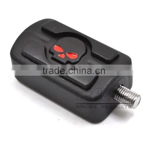 BJ-FP216-053 Black Billet Aluminum Skull Motorcycle Shifter Shift Peg For Harley Davidson thumbnail-3