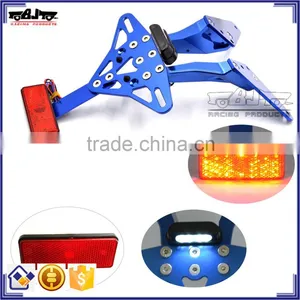 BJ-LPL-TMAX001 Motorcycle CNC Aluminum Tail Tidy Lisence Plate Bracket Blue for Yamaha T MAX 530 2013-2015 thumbnail-2
