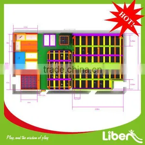Factory Price Supper Air Bouncer Inflatable Trampoline Park for Kids Amusement thumbnail-4