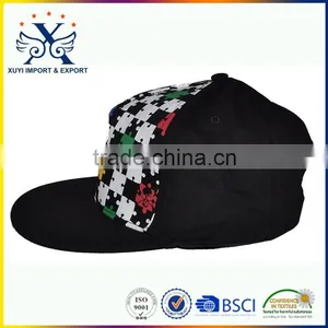 Flat Bill Hat Cap Custom Promotional Cheap Hip Hop Cap thumbnail-4