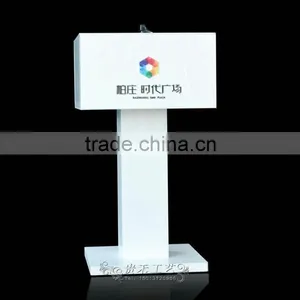 GH-RJ010 2014 Hot Sale High Quality Acrylic Donation Box With Lock , White Acrylic Donation Box thumbnail-4