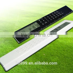 Multi-functional Electric Promotional Scale Calculator Ruler With Functions of Ruler/Calculator/ Clock /Alarm thumbnail-3