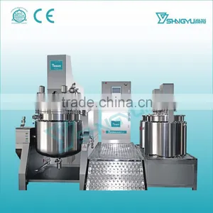 China Supplier Guangzhou Shangyu Vacuum Homogenizing Cosmetic Mixer Equipment thumbnail-1