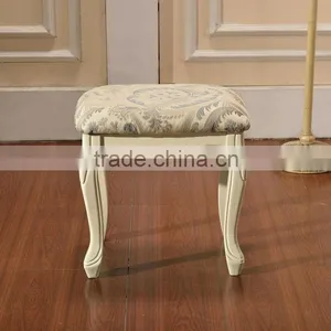 White-blue Dressing Room Stool Fashion Stool thumbnail-2