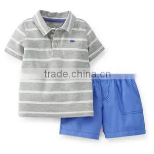 Boy's Causal Polo Shirt and Panty Set thumbnail-1