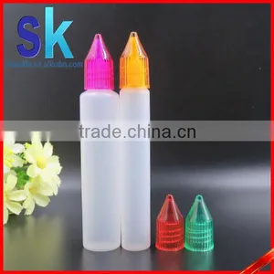 Beautiful Unicorn Bottle 15ml 30ml pe Plastic Bottle With Colorful Screw Cap for e Liquid Wholesale thumbnail-6