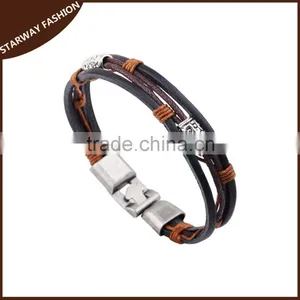 Top Selling Factory Wholesale Men's Braided Handmade Bracelet/ thumbnail-1