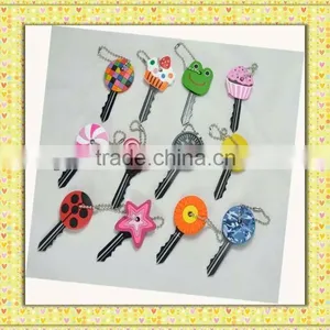 Cheap Friendship Color Pvc Novelty 2013 Fashion Novel Key Head Cover thumbnail-1